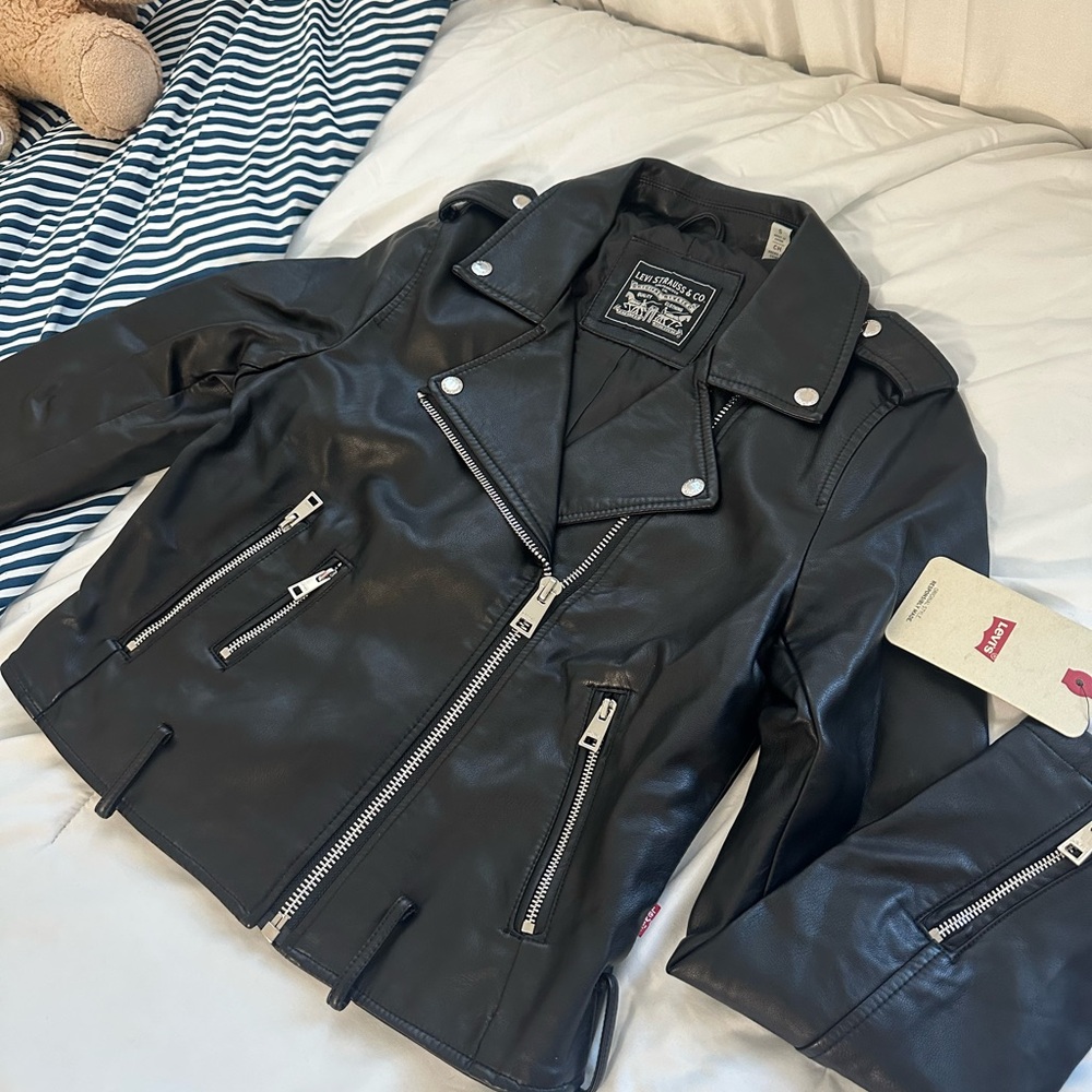 Levi's Black Leather Jacket